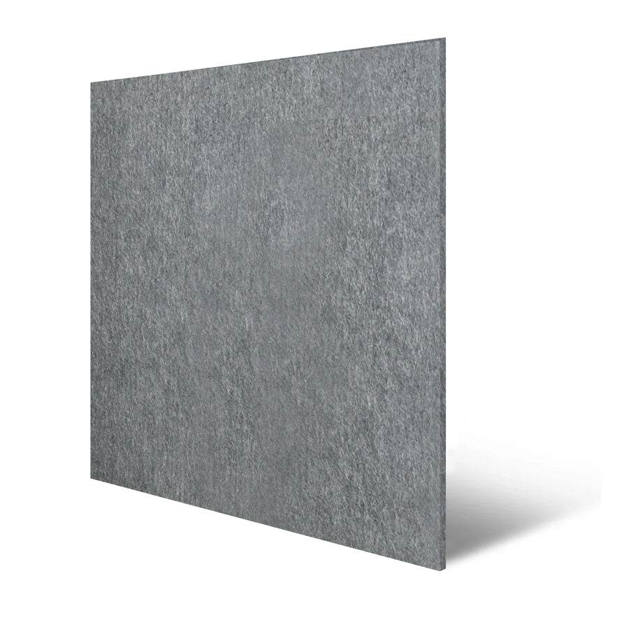 Graues Jangal Wandpaneel aus PET-Filz, modular, 52 x 52 cm, dekoratives Wandpaneel für moderne Raumgestaltung
