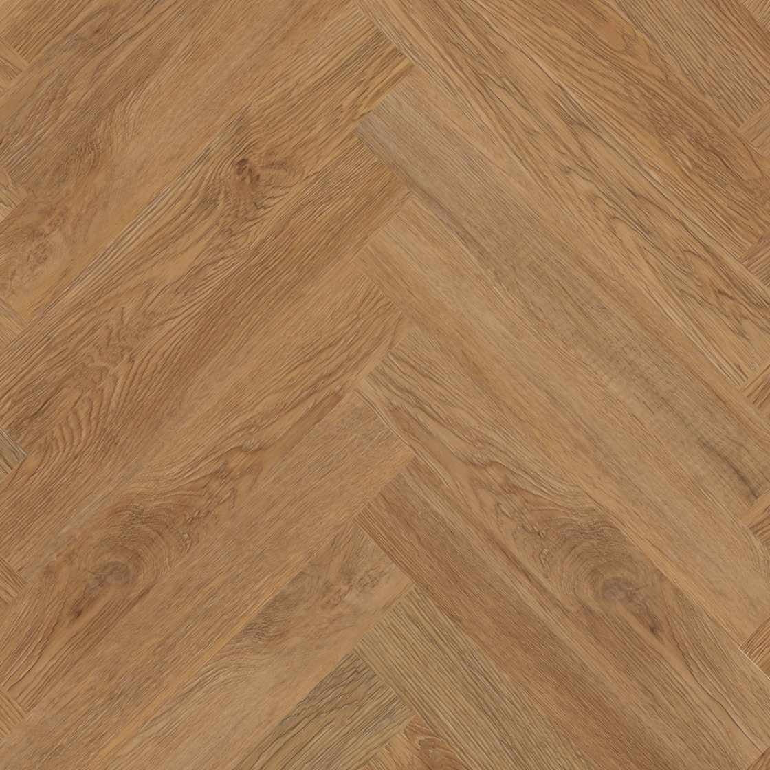 Vinylboden Project Floors floors@work PW 3066 Fischgrätmuster, 610×152 mm, Klebevinyl, elegante Holzoptik.