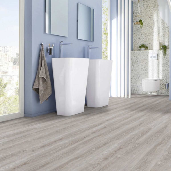 Rigid Klick-Vinylboden von Project Floors SPC Core PW 4000, langlebiges Vinyl mit Trittschallisolierung, sichtbare Oberfläche in Holzoptik
