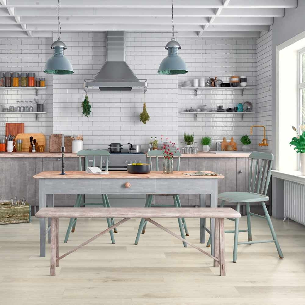Rigid Klick-Vinylboden von Project Floors SPC Core PW 4220 mit Trittschall, sichtbare Oberfläche in Holzoptik