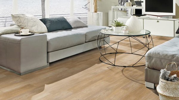 Vinylboden Project Floors floors@home PW 1250 als Klebevinyl, blick auf den strapazierfähigen, modernen Bodenbelag in Wohnräumen