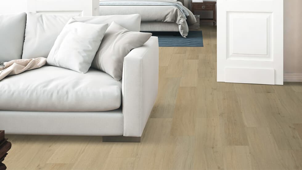 Vinylboden Project Floors floors@home PW 1275, Klebevinyl, detailreiche Oberfläche in hellem Holzdesign, geeignet für Wohnräume