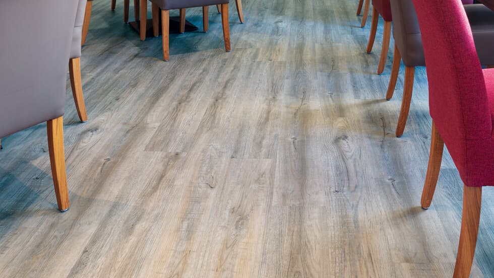 Vinylboden Project Floors floors@work PW 3140, Klebevinyl, helle Holzoptik, detailreiche Oberfläche, ideal für Büros und Gewerbeflächen