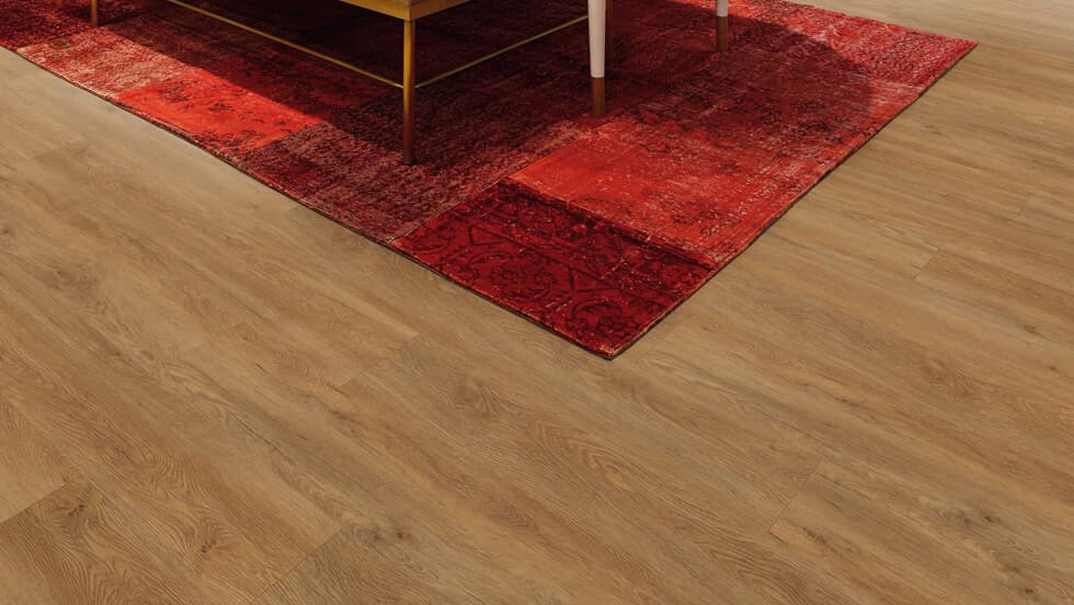 Project Floors F-SPC PW 3241 Klick-Vinyl Boden mit Trittschall, 0,55 mm, in einer modernen Raumgestaltung, nah aufgenommen