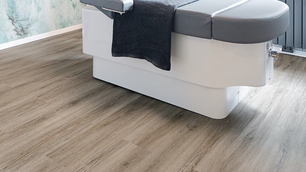 Vinylboden Project Floors floors@work PW 3912, Klebevinyl, langlebiger Bodenbelag mit Holzoptik für Räume, Nahaufnahme