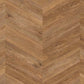 Vinylboden Project Floors floors@work Chevron PW 3065 in dunklem Holzdesign, klebefertig, strapazierfähiges Klebevinyl für den Boden.