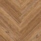Vinylboden Project Floors floors@work PW 3065 Fischgrät, Klebevinyl, 610×102 mm, helle Holzoptik, detailreiche Oberfläche