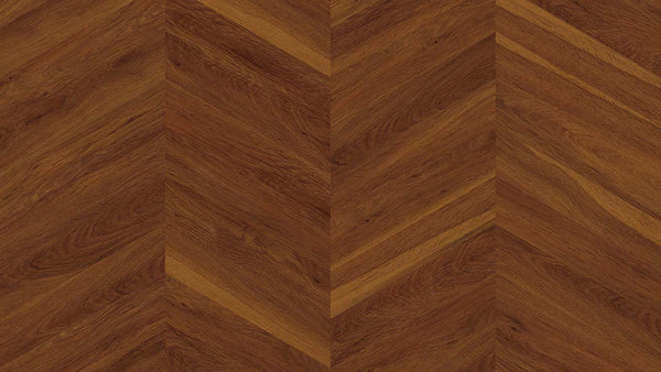 Vinylboden Project Floors floors@work Chevron PW 3535, Klebevinyl mit schwarzem und weißem Chevron-Muster, Nahaufnahme