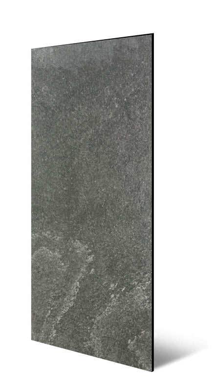 Jangal Wandpaneel aus grauem Schiefer im Modular-Design, 52 x 104 cm, für stilvolle Steinwandgestaltung