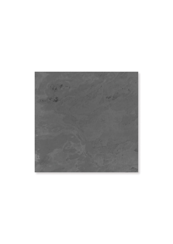 Jangal Wandpaneel aus schwarzer Slate-Steinkachel, modulare Wandgestaltung, 52 x 52 cm, moderne Steindekoration für Wände
