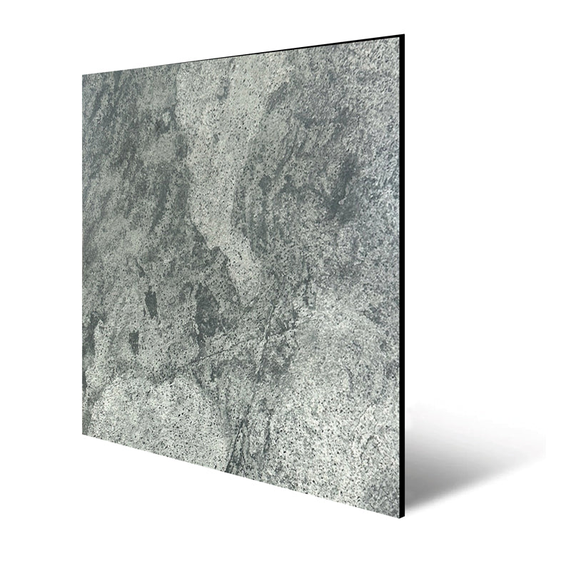 Jangal Diamond Slate Wandpaneel aus Stein, modulare Wandverkleidung, 52x52 cm, strukturierte graue Steinoptik, moderne Raumgestaltung