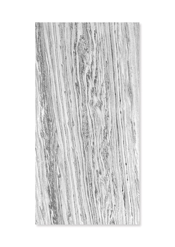 Jangal Wandpaneel Arctic Marble aus Stein, modular, 52 x 104 cm, moderne Wanddekoration mit Marmoroptik
