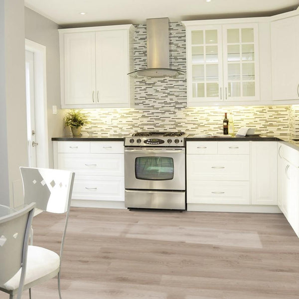 Tarkett iD Inspiration 30 Classics Contemporary Oak Grege Vinylboden, Klebevinyl mit Holzstruktur und warmem Grauton