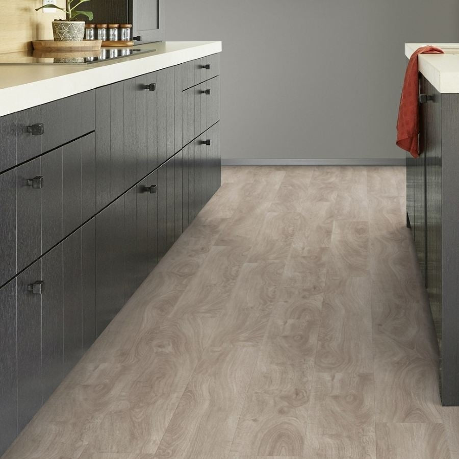 Tarkett iD Inspiration 30 Classics Eichenholz Vinylboden in Grau Beige, Klebevinyl, natürliche Holzoptik, langlebiges Design
