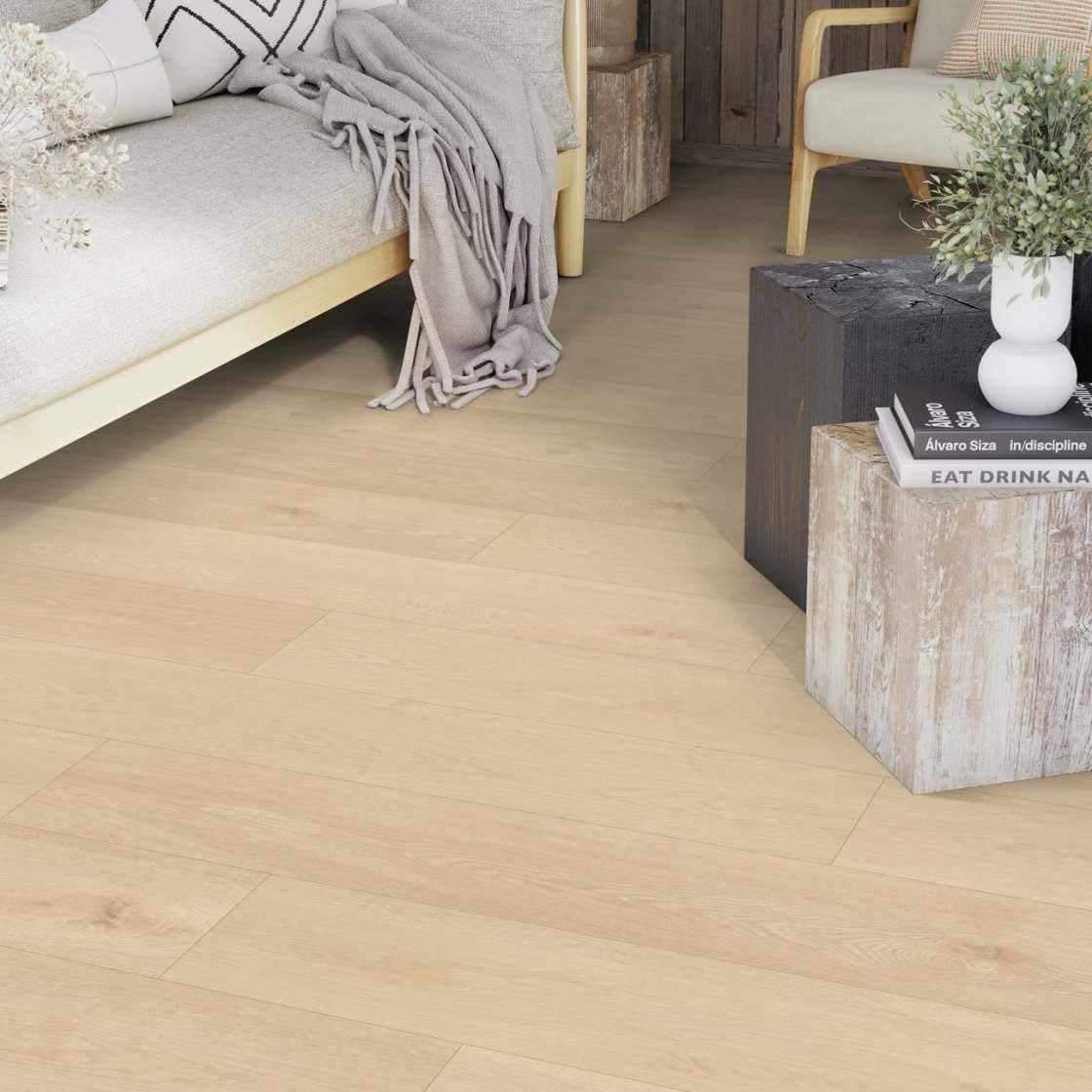 Vinylboden Tarkett iD Inspiration 30 Naturals Chatillon Eichenholz, Klebevinyl, natürlicher Holzlook, strapazierfähig und stilvoll