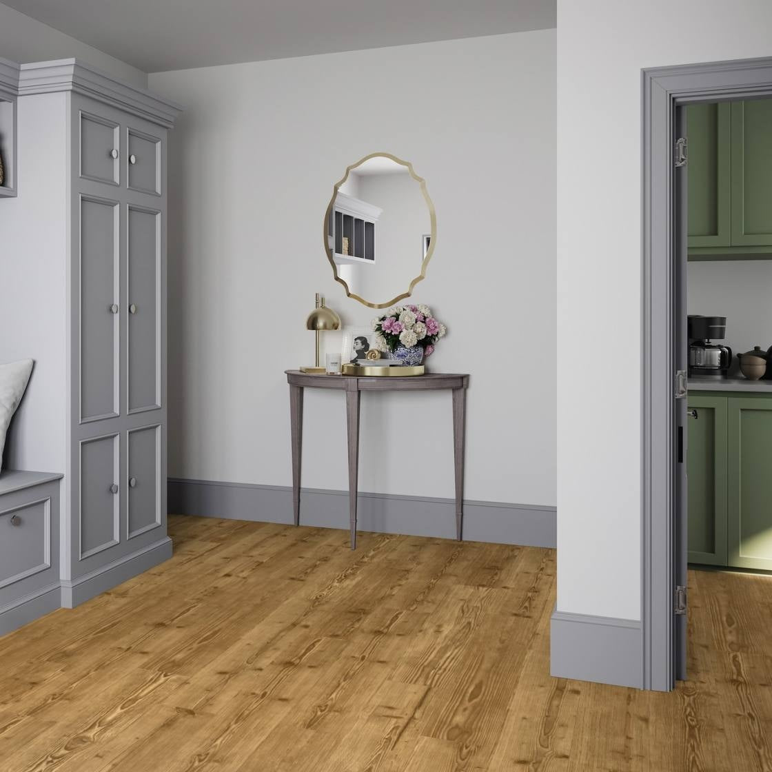 Tarkett iD Inspiration 30 Vinylboden in Classic Pine Sunburned, Klebevinyl, natürliche Holzoptik, Parkett-Design, langlebig