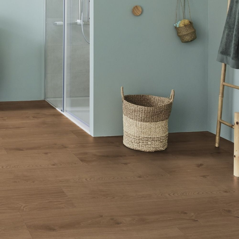 Tarkett iD Inspiration 30 Naturals Nomad Oak Oat Vinylboden, Klebevinyl mit natürlicher Holzoptik, helles Eichenmuster