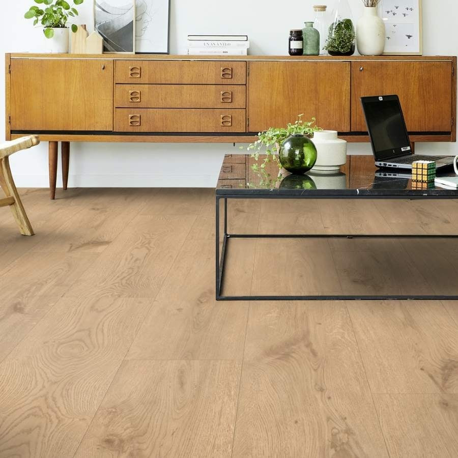 Vinylboden Tarkett iD Inspiration 30 Naturals Swiss Oak Natural mit Holzoptik, Klebevinyl, Bodenbelag in Eichen-Design