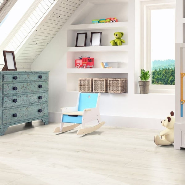 Tarkett iD Inspiration 55 Authentics Delicate Oak Sugar Vinylboden, Klebevinyl mit Holzoptik, helles Eichen-Design, strapazierfähig