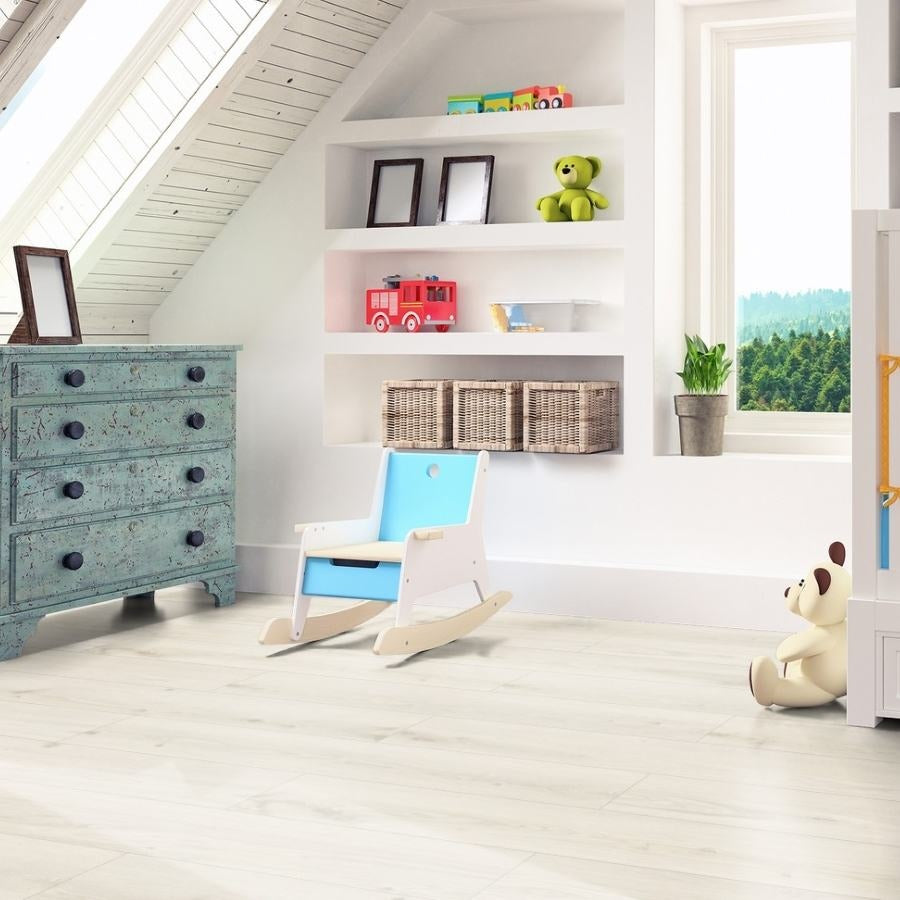 Tarkett iD Inspiration 55 Authentics Delicate Oak Sugar Vinylboden, Klebevinyl mit Holzoptik, helles Eichen-Design, strapazierfähig