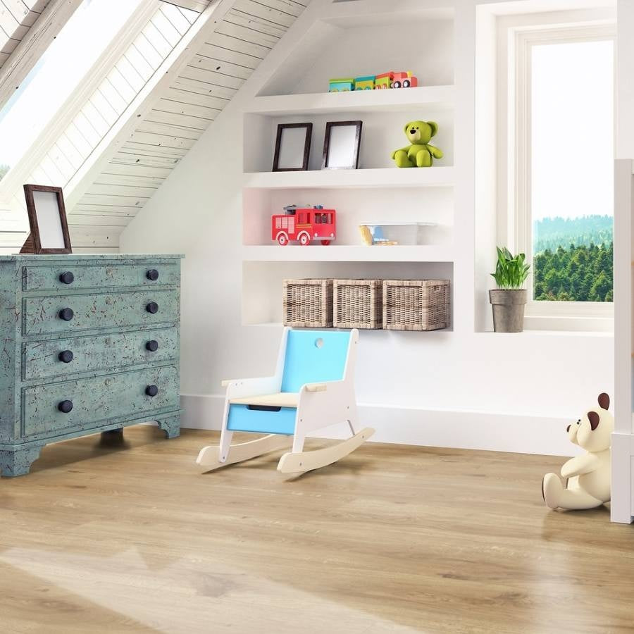 Tarkett iD Inspiration 55 Swiss Oak Smoked Vinylboden, Klebevinyl, mit natürlicher Holzmaserung und dunklen Eichendetails