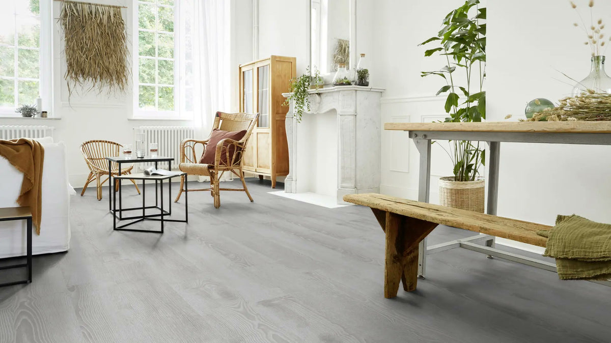 Tarkett Scandinavian Oak Medium Grey, Raumansicht