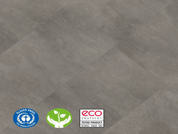 Ceramin Vinylboden Fliese Milone mittelbraun 57591, PVC-freie Designfliese, detailreiche Holzoptik, rechteckiges Muster