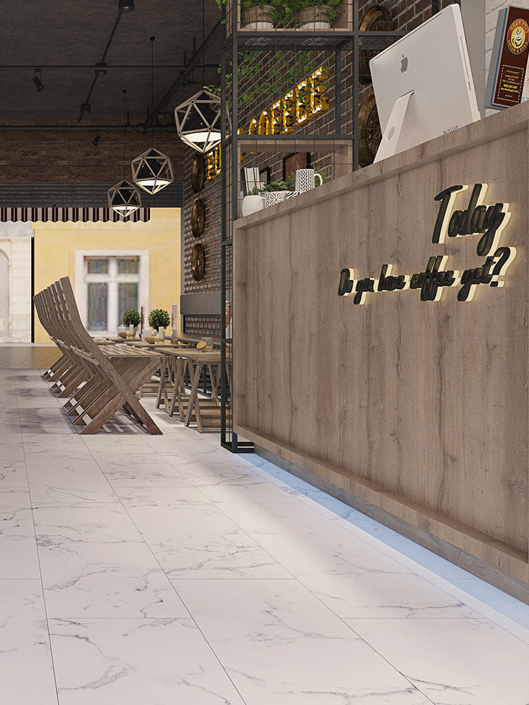 CHECK One Agora Marmor, Klickvinyl in Fliesenoptik und Steinoptik