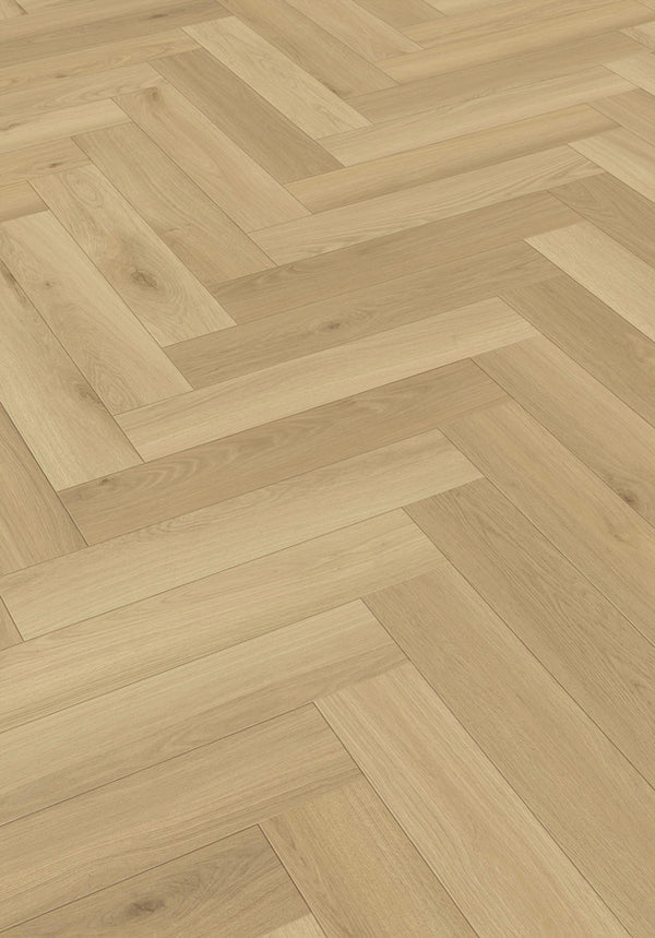 CHECK One Baienbach Eiche, Klickvinyl in Holzoptik und Fischgrätmuster