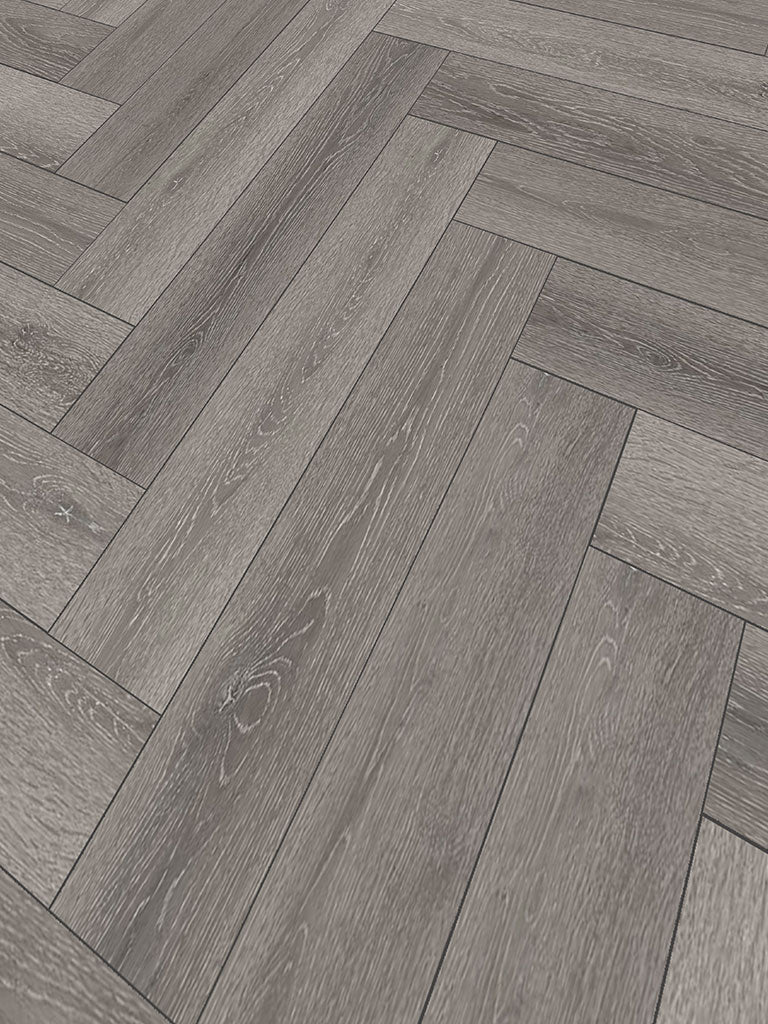 World of SPC St. Louis Oak, Klickvinyl in Holzoptik und Fischgrätmuster