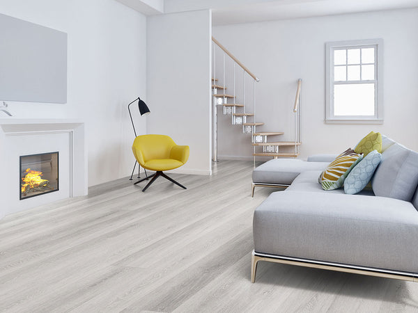 CHECK SPC Malabo Eiche Vinylboden mit Klicksystem und Trittschall, authentische Eichenoptik, langlebiges Klickvinyl für Zuhause
