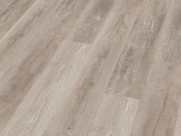 CHECK SPC Gaborone Eiche Vinylboden mit Klicksystem und Trittschall, Echtholz-Optik, langlebige Klickvinyl-Diele