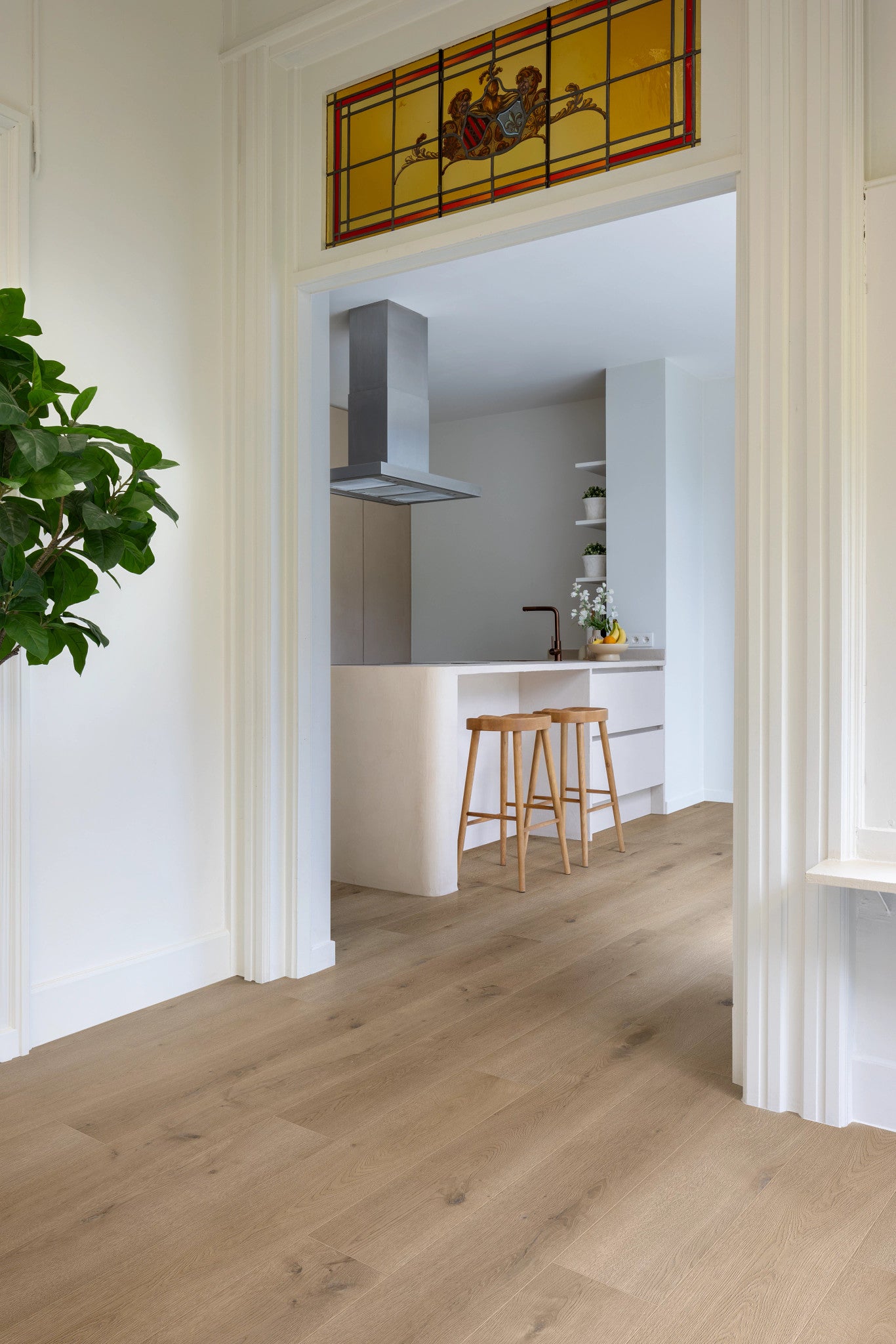 COREtec Authentics 1800 4V E Moraine Vinylboden in Holzoptik, braun, für Wohnräume, detailreiche Oberfläche, langlebig